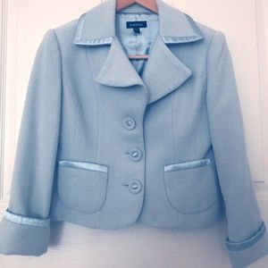 Light Blue Bebe Blazer/Jacket